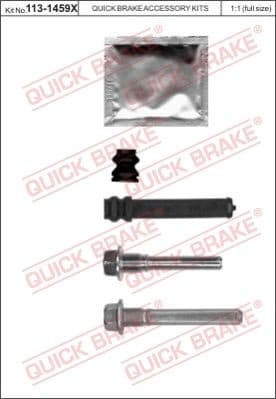 Brake caliper guide repkit 113-1459X - image 2