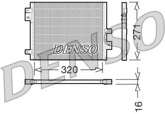 Condenser, air conditioning DCN28002