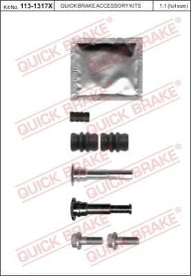 Brake caliper guide repkit 113-1317X