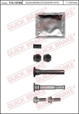 Brake caliper guide repkit 1131376X