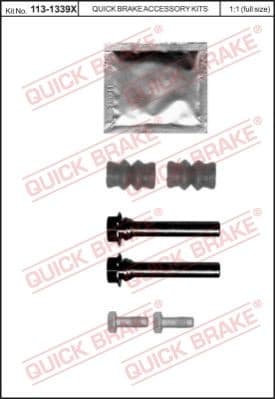 Brake caliper guide repkit 113-1339X - image 2