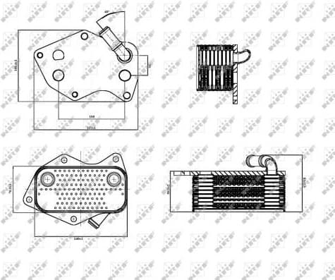 Oil Cooler, engine oil 31331