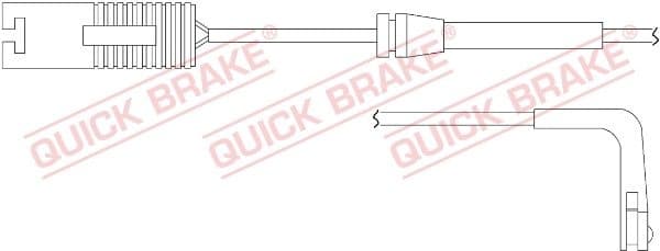 Brake pad wear indicator WS0164A