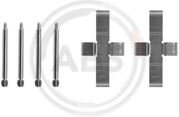 Accessory Kit, disc brake pad 1004Q