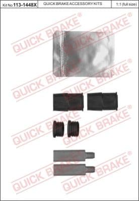 Brake caliper guide repkit 1131448X