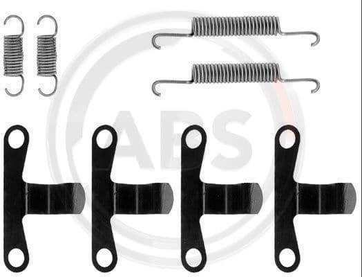 Accessory Kit, parking brake shoes 0594Q