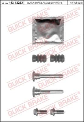 Guide Sleeve Kit, brake caliper 113-1325X