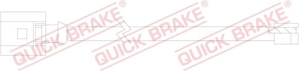Brake pad wear indicator WS0322A