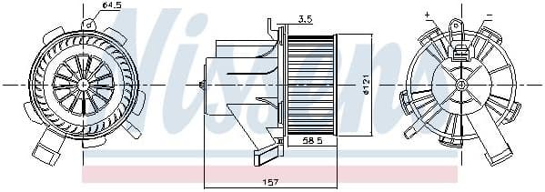 Interior Blower 87208
