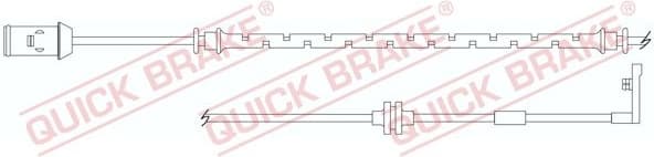 Brake pad wear indicator WS0194A