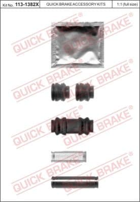 Brake caliper guide repkit 113-1382X