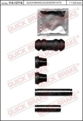 Brake caliper guide repkit 1131371X
