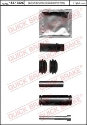 Brake caliper guide repkit 1131362X