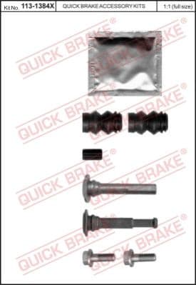 Brake caliper guide repkit 1131384X