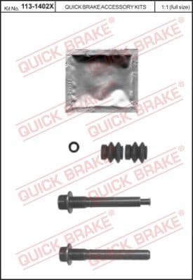 Brake caliper guide repkit 113-1402X