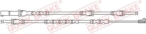 Brake pad wear indicator WS0283A