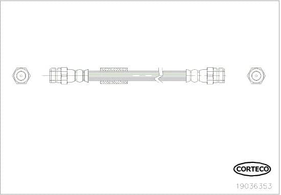Brake Hose 19036353