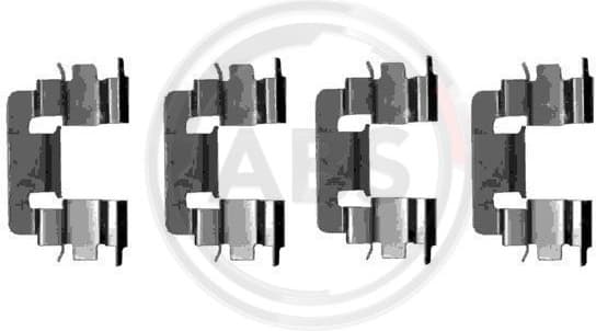 Accessory Kit, disc brake pad 1229Q