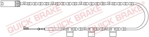 Brake pad wear indicator WS0300A