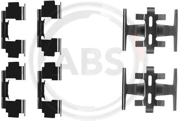 Accessory Kit, disc brake pad 1088Q