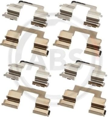 Accessory Kit, disc brake pad 1822Q