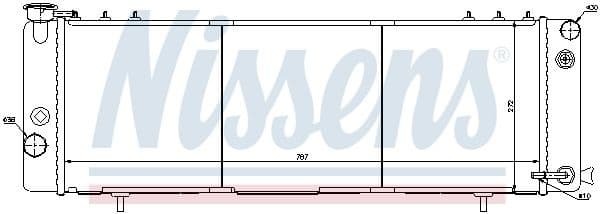 Radiator, engine cooling ** FIRST FIT ** 61001