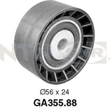 Deflection/Guide Pulley, V-ribbed belt GA355.88
