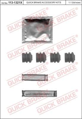 Guide Sleeve Kit, brake caliper 113-1321X