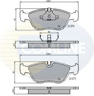 Brake pads front CBP0719