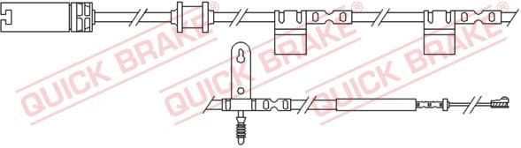 Brake pad wear indicator WS0299A