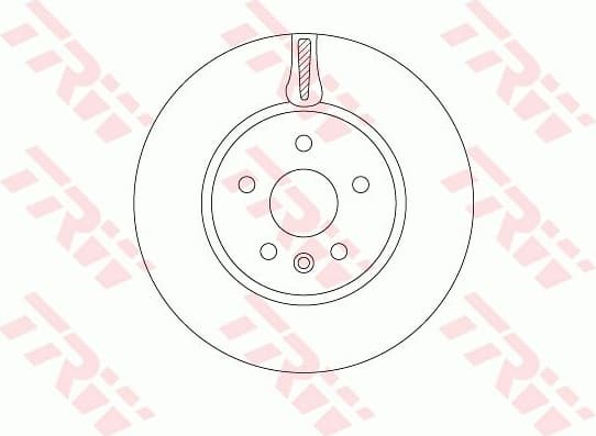 Brake discs kit front (2pcs), Top Quality DF6820