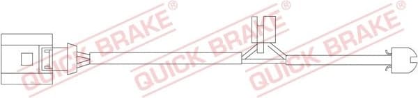 Brake pad wear indicator WS0226A