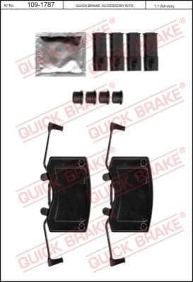 Accessory Kit, disc brake pad 109-1787