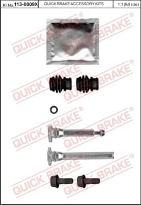 Brake caliper guide repkit 1130009X