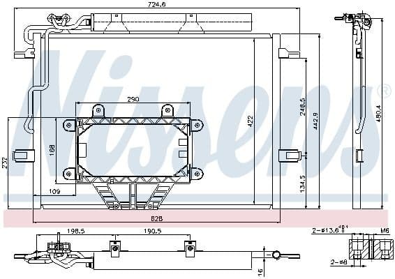Condenser, air conditioning ** FIRST FIT ** 940325