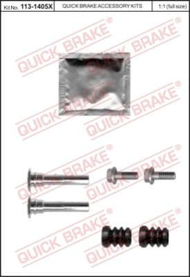 Guide Sleeve Kit, brake caliper 113-1405X