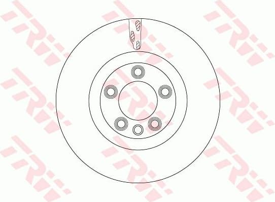 Brake Disc TRW SINGLE DF6772S