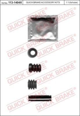 Guide Sleeve Kit, brake caliper 113-1404X