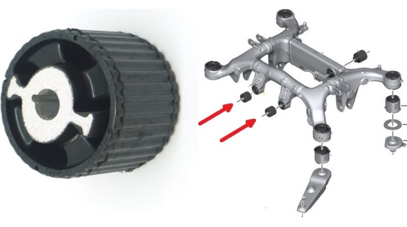 Differencial bushing mounting 33316792873