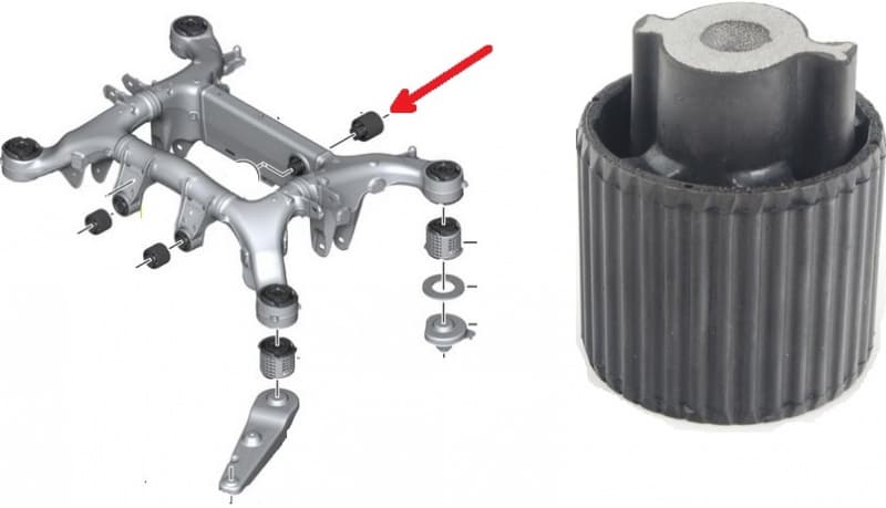 Differencial bushing mounting 33316792872