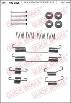 Brake shoes accessory kit 1050828 - image 2