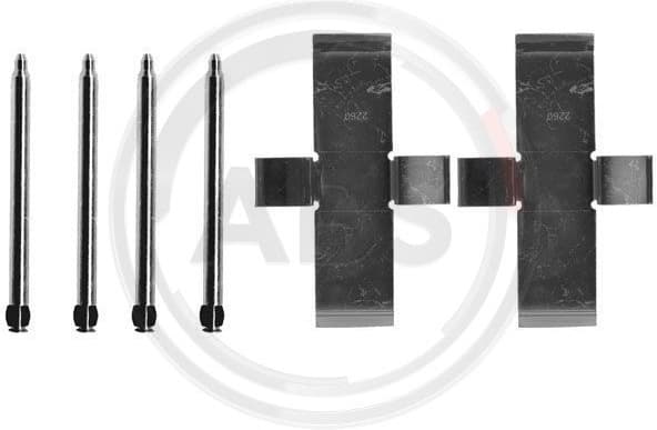 Accessory Kit, disc brake pad 0945Q