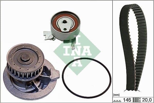 Water Pump & Timing Belt Kit 530014730
