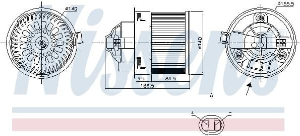 Interior Blower 87250
