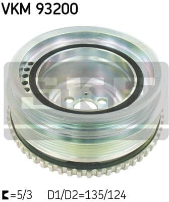 Belt Pulley, crankshaft VKM 93200