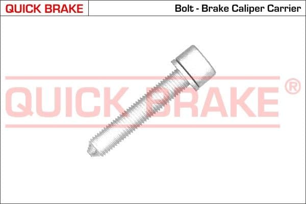 Bolt, brake caliper 11612