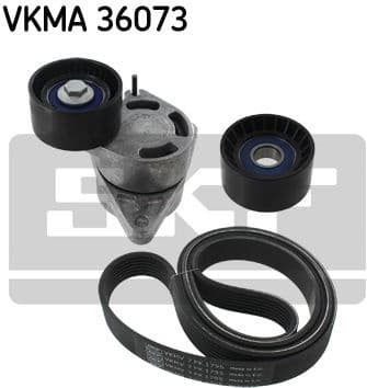 V-ribbed Belt Set VKMA 36073
