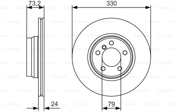 Brake Disc 0986479A06
