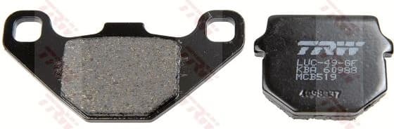 Brake Pad Set, disc brake Organic Allround MCB519