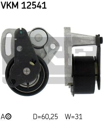 Tensioner Pulley, timing belt VKM 12541